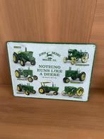 John Deere metalen reclame bord, Ophalen, Zo goed als nieuw, Reclamebord
