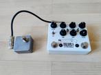 Mooie kloon van JHS Double Barrel V4 met externe footswitch, Ophalen of Verzenden, Zo goed als nieuw, Distortion, Overdrive of Fuzz
