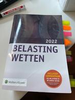 Belastingwetten 2022 - Wolters Kluwer, Ophalen of Verzenden, Alpha, Gelezen, HBO