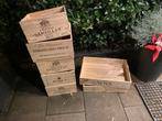 Wijnkist, Huis en Inrichting, Woonaccessoires | Kisten, Ophalen of Verzenden, Gebruikt, Minder dan 50 cm