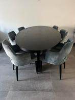 Tafelblad zwart eiken fineer, Huis en Inrichting, Tafels | Eettafels, Ophalen, 100 tot 150 cm, 200 cm of meer, Zo goed als nieuw