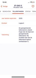 Peugeot 308 SW 7p Trekhaak + Onderhoudsboekje, Auto's, Voorwielaandrijving, 4 cilinders, 7 stoelen, 1415 kg