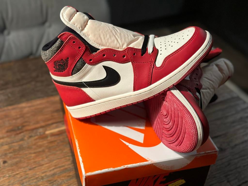 Jordan 1 Chicago Lost and Found - Maat 42,5 DS, Kleding | Heren, Schoenen, Nieuw, Sneakers of Gympen, Ophalen of Verzenden