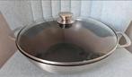 Wokpan, Koekenpan en braadpan, Huis en Inrichting, Keuken | Potten en Pannen, Ophalen, Zo goed als nieuw, Gietijzer, Wok