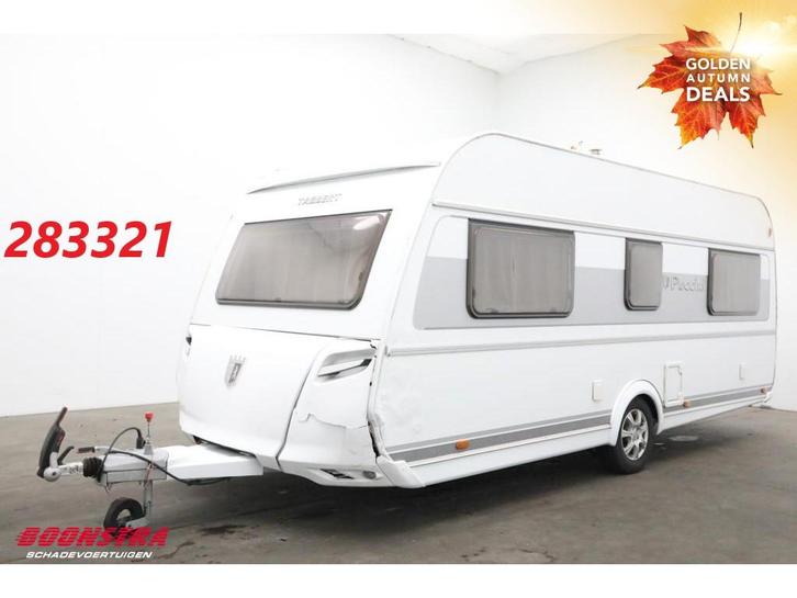 Tabbert Puccini 495HE Rondzit Single Beds (bj 2017), Caravans en Kamperen, Caravans, Bedrijf, tot en met 4, 1000 - 1250 kg, Rondzit