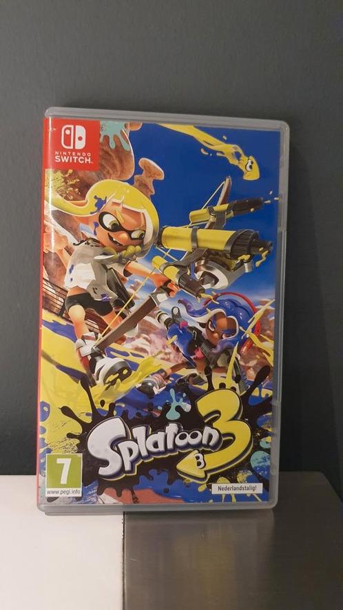 Splatoon 3, Spelcomputers en Games, Games | Nintendo Switch, Zo goed als nieuw, Overige genres, 1 speler, Vanaf 12 jaar, Online