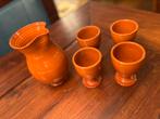 Terracotta bekers met kruik, Antiek en Kunst, Ophalen