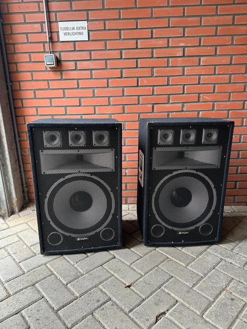 Speakers + versterker, Audio, Tv en Foto, Luidsprekers, Gebruikt, 120 watt of meer, Overige merken, Ophalen