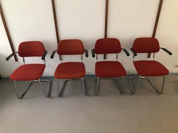 Jami lande gispen 107 buisframe retro vintage stoelen beschikbaar voor biedingen