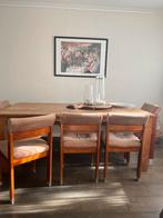 Vintage eetkamerstoelen 6 stuks, Huis en Inrichting, Complete eetkamers, Ophalen, Gebruikt, 4 tot 6 stoelen