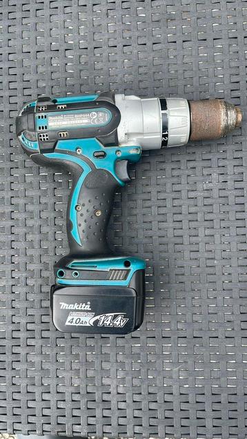 Makita BHP444. 14,4 V Klopboor-/schroefmachine 4,0 Ah accu beschikbaar voor biedingen