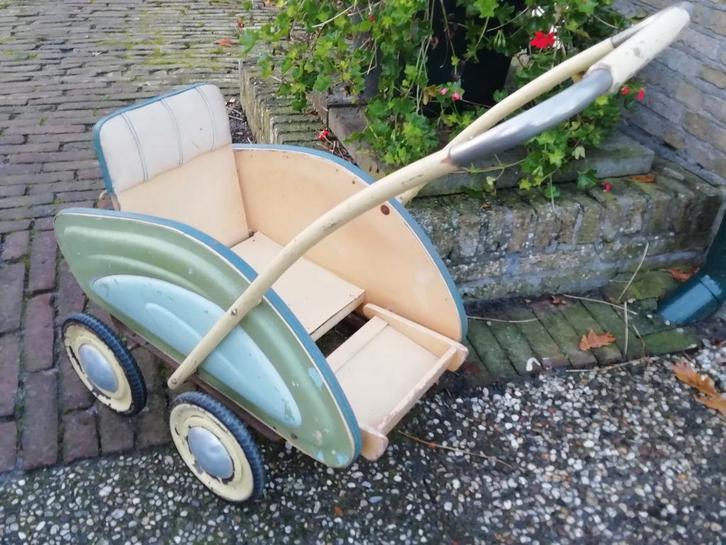 Antieke Zekiwa Poppenwagen uit 1955, Antiek en Kunst, Antiek | Speelgoed, Ophalen