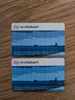 2x Anonieme OV chipkaart, Tickets en Kaartjes, Trein, Bus en Vliegtuig, Twee personen, Algemeen kaartje
