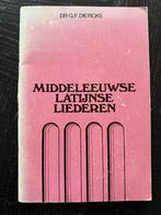 MIDDELEEUWSE LATIJNSE LIEDEREN - G.F. Diercks [Lectorium 3], Boeken, Schoolboeken, Gelezen, Ophalen of Verzenden, Dr. G.F. DIERCKS