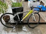 Racefiets Gazelle Primavera – Framemaat 44 – Wit/Geel, Fietsen en Brommers, Fietsen | Racefietsen, Gebruikt, Aluminium, Meer dan 20 versnellingen