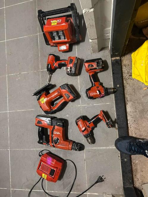 HILTI ACCU GEREEDSCHAP, Doe-het-zelf en Verbouw, Gereedschap | Machine-onderdelen en Toebehoren, Gebruikt, Ophalen of Verzenden