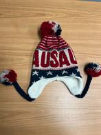 Originele Noorse muts met opdruk USA(in Las Vegas gekocht), Ophalen of Verzenden, Zo goed als nieuw, Muts