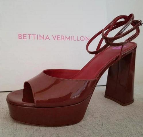 Nieuwe 40 Bettina Vermillon Janet bruin hakken schoenen, Kleding | Dames, Schoenen, Nieuw, Pumps, Bruin, Ophalen of Verzenden