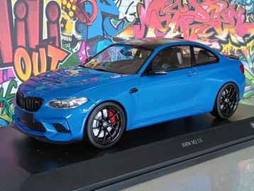 BMW M2 CS 1/18 Minichamps --NIEUW-- beschikbaar voor biedingen
