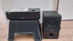 Quantis LSW-1 speaker + Philips Subwoofer beter tv geluid, Audio, Tv en Foto, Luidsprekers, Philips, Subwoofer, Ophalen of Verzenden