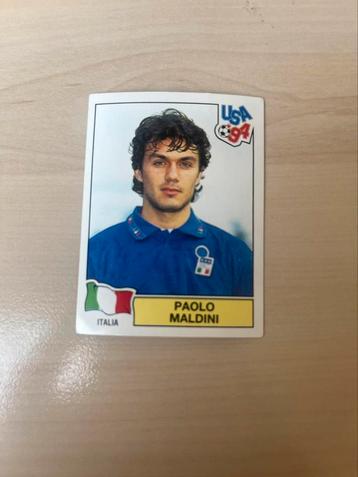 Panini WK USA 94 Maldini blauwe achterkant beschikbaar voor biedingen