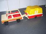 FISHER PRICE AUTO EN CARAVAN, Antiek en Kunst, Ophalen of Verzenden