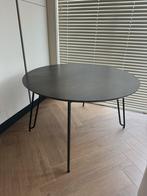 Milian Ronde uitschuif Eettafel - Industrieel Design, Huis en Inrichting, Ophalen, 100 tot 150 cm, 150 tot 200 cm, Rond