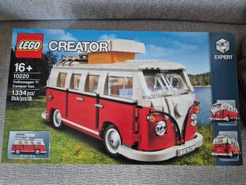 LEGO 10220 Volkswagen T1 Kampeerbus nieuw in doos beschikbaar voor biedingen