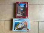 2 puzzels 1000 Schmidt “Ocean View/View from Santorin”, Ophalen of Verzenden, 500 t/m 1500 stukjes, Zo goed als nieuw, Legpuzzel