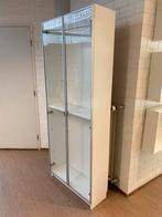Billy oiekenkast met vitrine deuren IKEA, Huis en Inrichting, Ophalen of Verzenden, Zo goed als nieuw