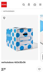 Verhuisdozen gebruikt 1€ p/s, Ophalen, Gebruikt