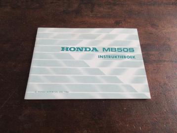 Honda MB50S instructieboek handleiding manual beschikbaar voor biedingen