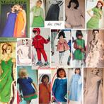VINTAGE MODE MAKEN 2 x madeleine jaren 60 12/67 en 1/65, Overige merken, Verzenden, Vrouw, Overige typen