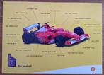 Ansichtkaart Scuderia FERRARI F1 Michael Schumacher 2001, Verzamelen, Ophalen of Verzenden, Nieuw, Formule 1