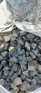Breuksteen Basalt 5/8cm Steenkorven, Tuin en Terras, Zo goed als nieuw, Ophalen, Basalt