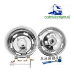Iveco Daily 16inch rvs wieldoppen set voor dubbellucht, Ophalen of Verzenden, Iveco