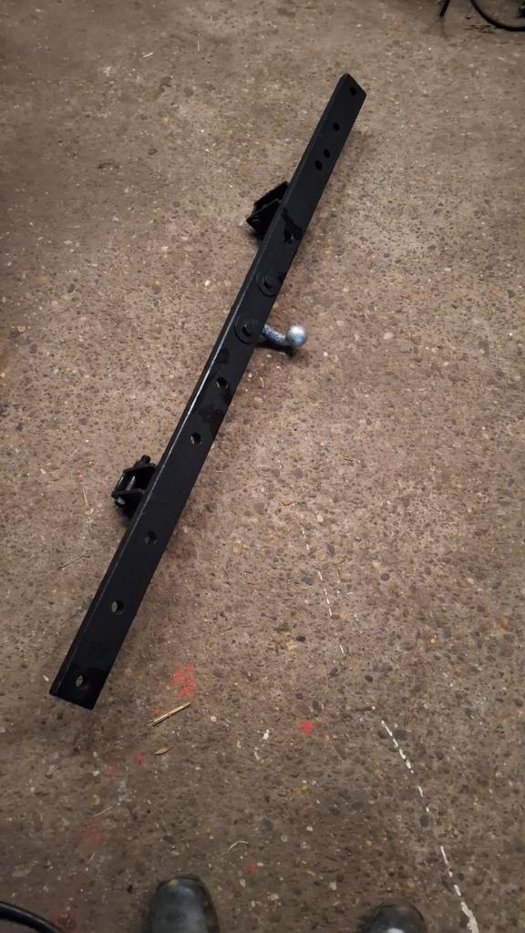 Zware gatenbalk met trekhaak knobbel cat2, Auto-onderdelen, Trekhaken, Gebruikt, Ophalen