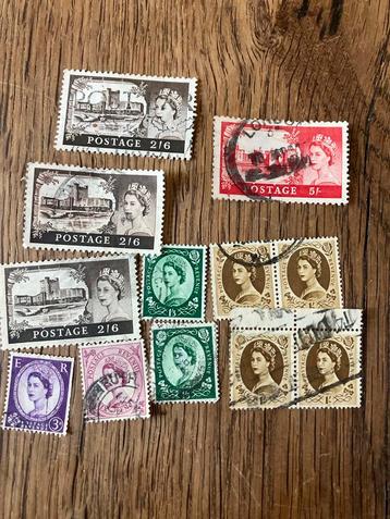Britse Postzegels - Koningin Elizabeth II beschikbaar voor biedingen