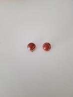 Oorbellen. Retro, jaren 80. Cognac kleurig., Sieraden, Tassen en Uiterlijk, Oorbellen, Ophalen of Verzenden, Zo goed als nieuw