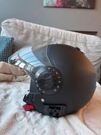 Caberg Riviera V4 Jethelm - Zwart maat M, Fietsen en Brommers, Ophalen, Zo goed als nieuw, Medium