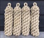 Set van vier handgeknoopte touwfenders/stootwillen, Watersport en Boten, Accessoires en Onderhoud, Ophalen of Verzenden, Nieuw