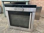 Siemens Inbouwoven - 60 cm - RVS, Gebruikt, Oven, Hete lucht, Inbouw