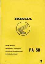 Honda PA50 werkplaatshandleiding (3202z) bromfiets, Zo goed als nieuw, Verzenden