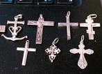 Lot Zilveren kruisjes en vingerhoedjes, Ophalen of Verzenden, Zilver