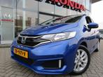 Honda Jazz 1.3 i-VTEC 102pk CVT Comfort, Trekhaak,Allweather, Auto's, Honda, Automaat, Gebruikt, 4 cilinders, Blauw