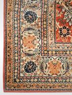 Vintage retro vloerkleed orange gold Persian wol 250x346cm, Huis en Inrichting, Stoffering | Tapijten en Kleden, Gebruikt, 200 cm of meer