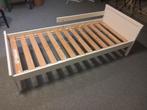 Wit Kinderbed met Lattenbodem met matras  plus dekbed., Ophalen, Gebruikt, Lattenbodem