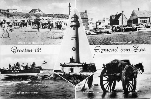 (381-043-037) Egmond aan Zee Groeten uit, Verzamelen, Ansichtkaarten | Nederland, Noord-Holland, Verzenden