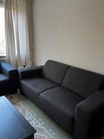 2 zitsbanken zwart (2 sofas), Huis en Inrichting, Banken | Bankstellen, Hout, Minder dan 75 cm, 150 tot 200 cm, Hoekbank