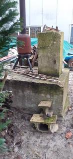 Gratis 2 Betonpoeren, Doe-het-zelf en Verbouw, Ophalen, Gebruikt